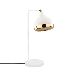 Aydinlatmadunyam Masa Lambasi WhiteGold Yildo-M-6897