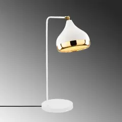 Aydinlatmadunyam Masa Lambasi WhiteGold Yildo-M-6897