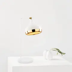 Aydinlatmadunyam Masa Lambasi WhiteGold Yildo-M-6897