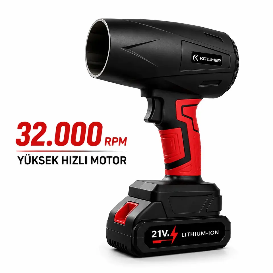 Katjmer Kj/Tx-001 Turbo X Tasinabilir Turbo Hava Üfleyici