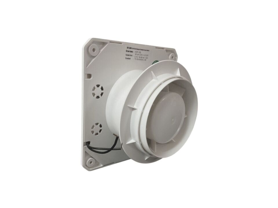 BYLION Asp-100 100 Mm  Aspiratör Banyo-Tuvalet (Beyaz)