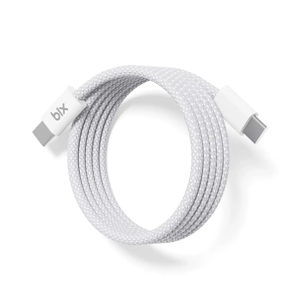 Bix Hızlı Şarj ve Data Kablosu 1 Metre  T4CC 65W USB-C to USB-C Manyetik Tasarımlı Örgülü Hızlı Şarj ve Data Kablosu 1 Metre