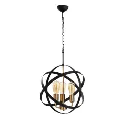 Aydinlatmadunyam Avize GoldBlack Gezegen-4843