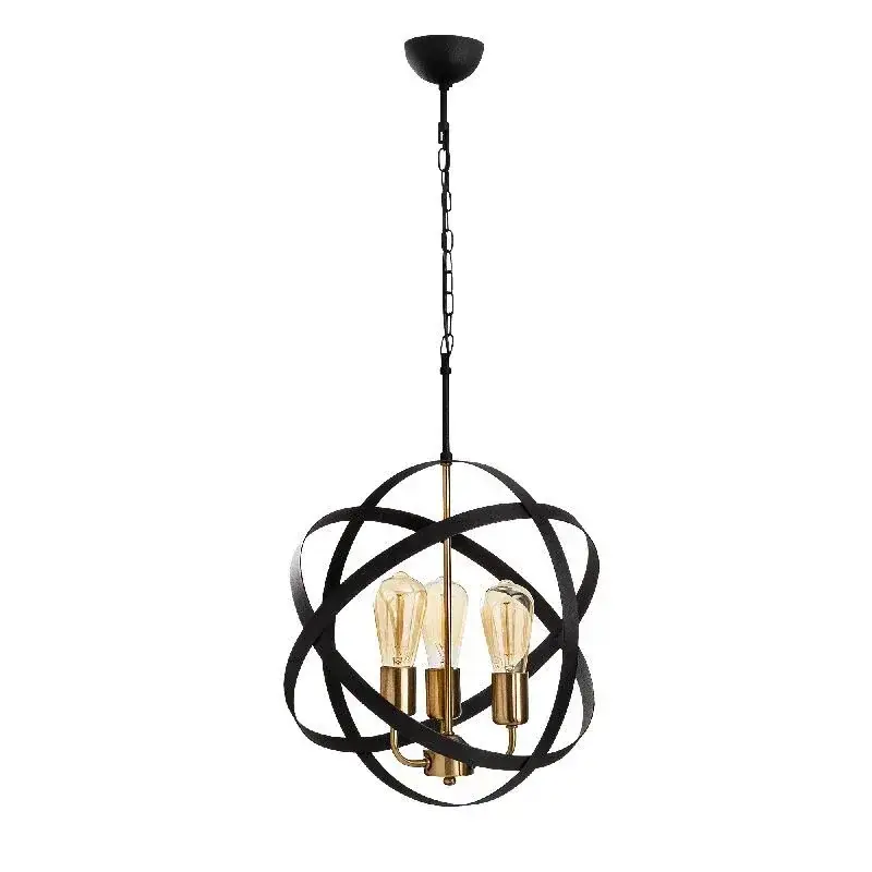 Aydinlatmadunyam Avize GoldBlack Gezegen-4843