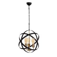 Aydinlatmadunyam Avize GoldBlack Gezegen-4843