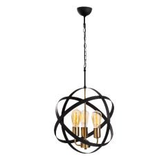 Aydinlatmadunyam Avize GoldBlack Gezegen-4843