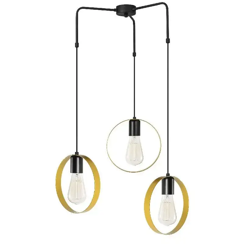 Aydinlatmadunyam Sarkit GoldBlack Halka-4576