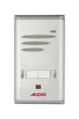 Audio 004849 E02 2li Basic Serisi Çift Butonlu Zil Paneli