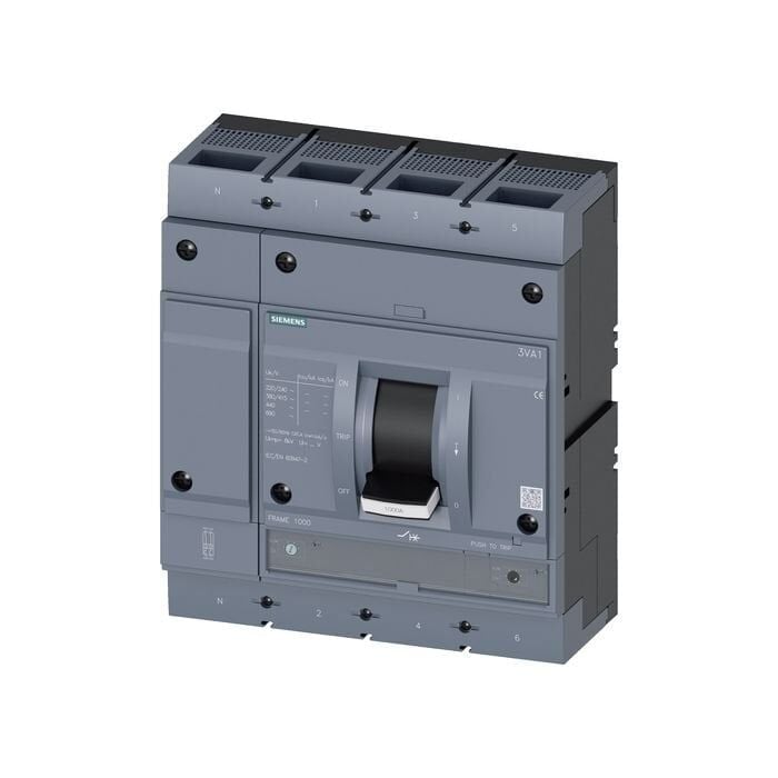 Siemens Sentron Serisi Kompakt Tip Güç Şalteri;3Va15,70Ka, 800 A,Tm240, Atam,4 Kutuplu 3VA1580-6EF42-0AA0