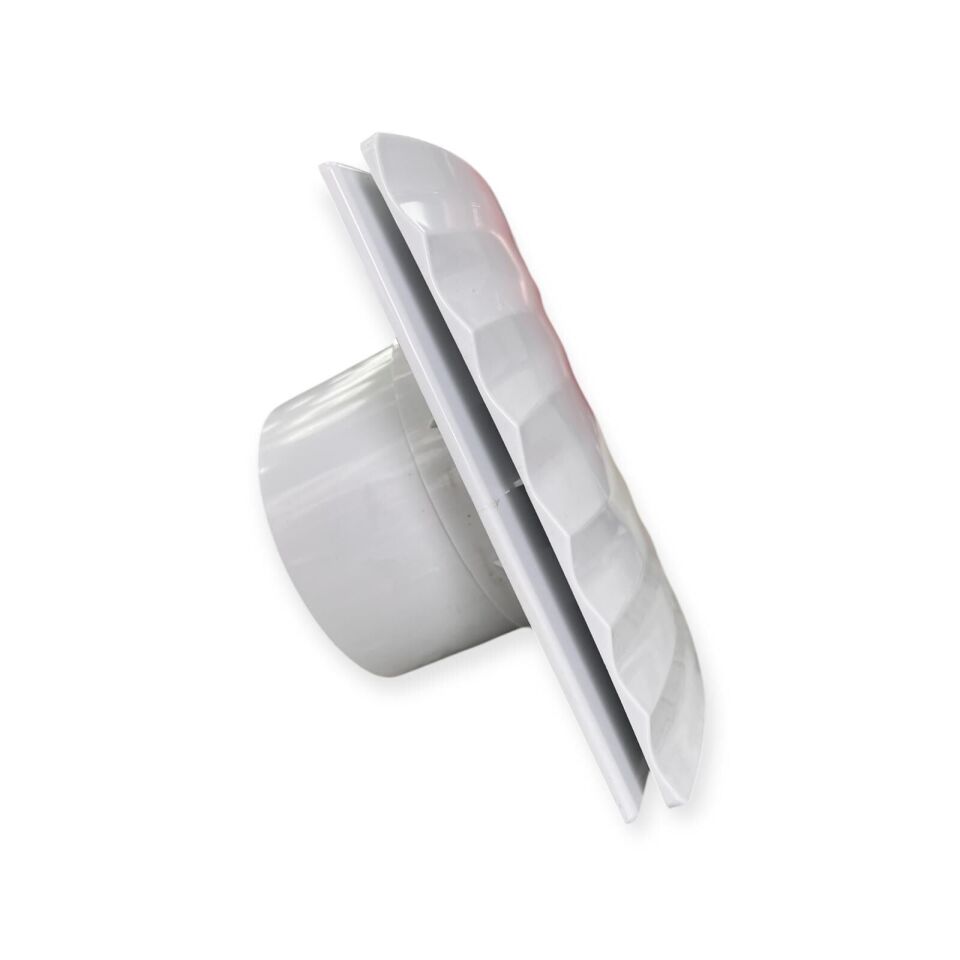BYLION Asp-150D 150 Mm Düz Aspiratör Banyo-Tuvalet (Beyaz)