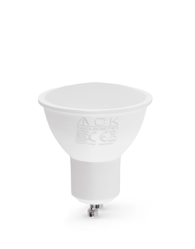 ACK 7W 220-240V Gu10 3000K Smd Lensli Led Ampul AA24-01750