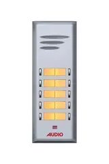 Audio 004849 E10 10lu Basic Serisi Çift Butonlu Zil Paneli