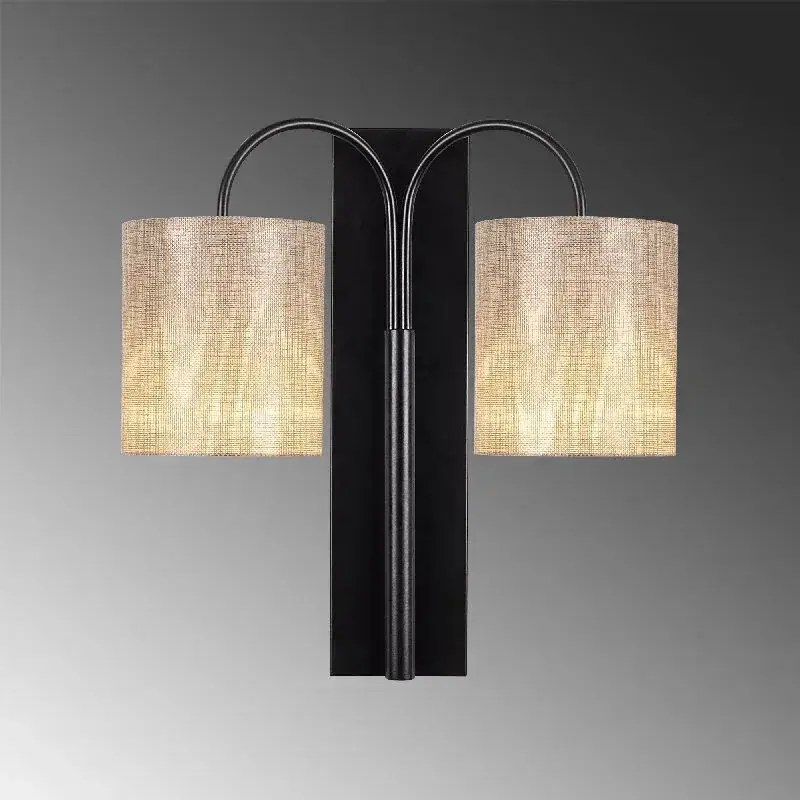 Aydinlatmadunyam Aplik BlackCream Baston-3471