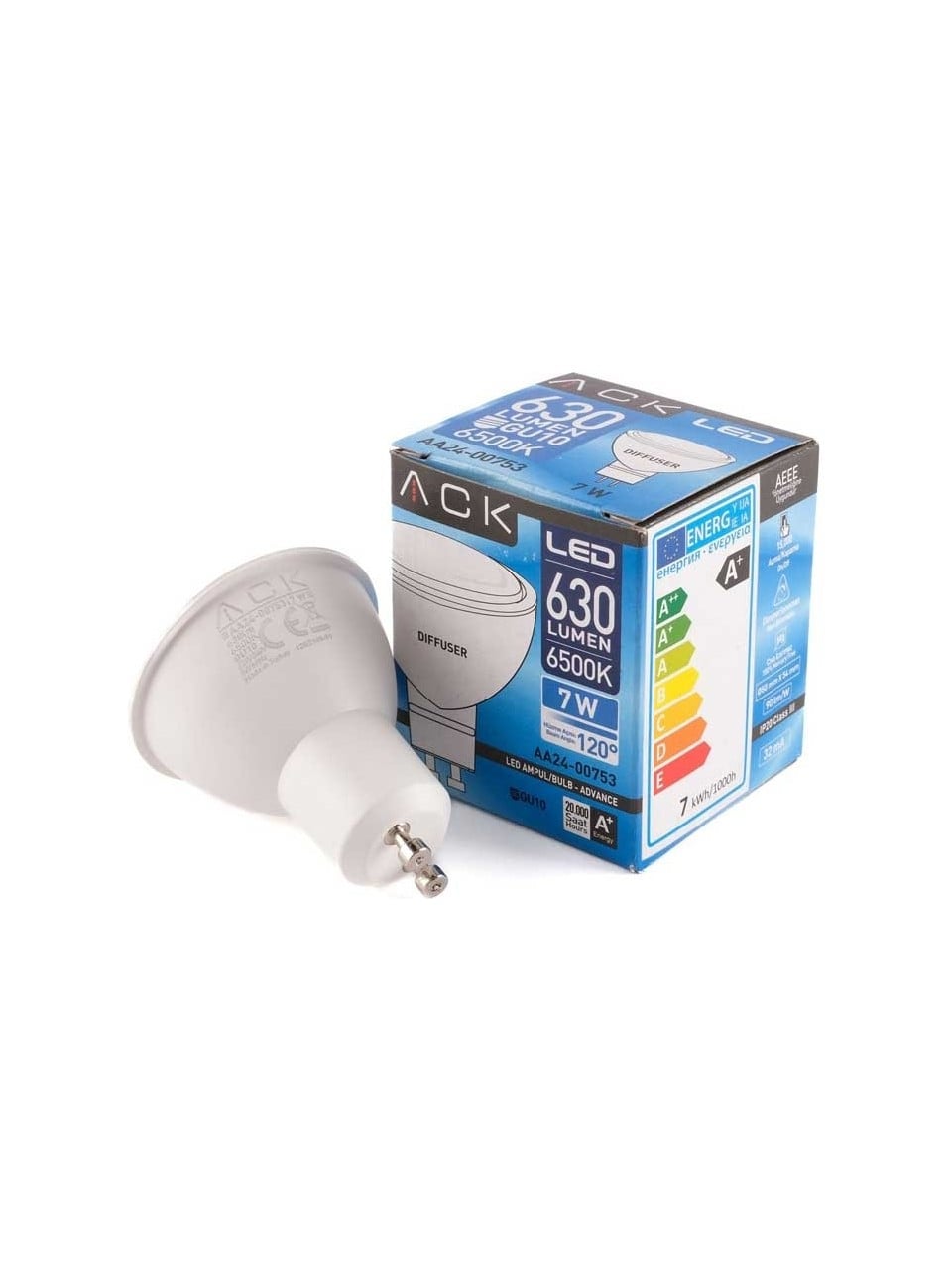 ACK 7W 220-240V Gu10 4000K Smd Lens Led Ampul AA24-01751 en uygun fiyatlı satıcı