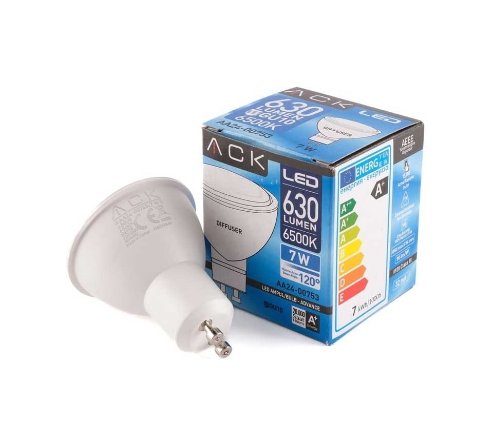 ACK 7W 220-240V Gu10 6500K Smd Lens Led Ampul AA24-01753 en uygun fiyatlı satıcı