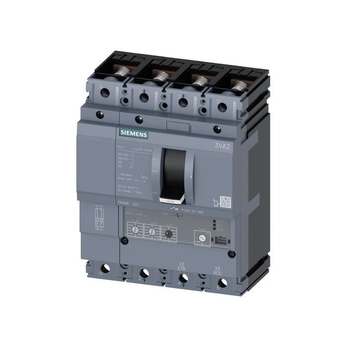 Siemens Sentron Serisi Kompakt Tip Güç Şalteri;3Va21,55Ka,100 A,Etu320, Li Korumali,4 Kutuplu 3VA2110-5HL42-0AA0