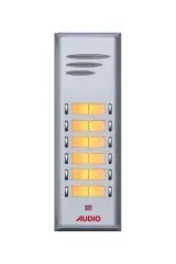 Audio 004849 E12 12li Basic Serisi Çift Butonlu Zil Paneli