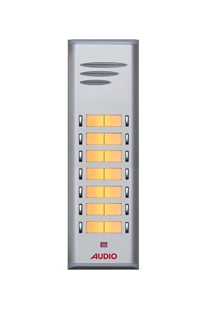 Audio 004849 E14 14lü Basic Serisi Çift Butonlu Zil Paneli