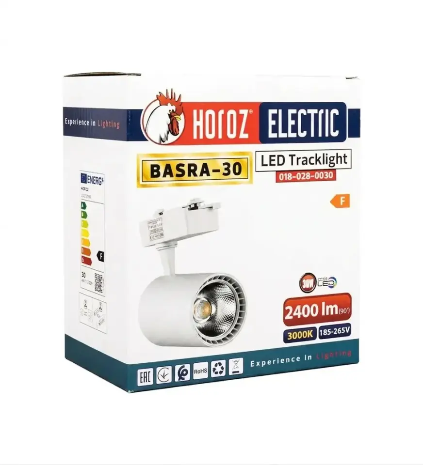 Horoz 30W Ray Spot Beyaz Kasa 3000K Basra-30 018-028-0030-0004