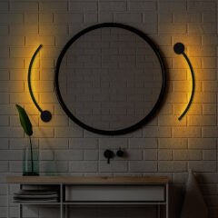 Aydinlatmadunyam Aplik Black Uyan-13597