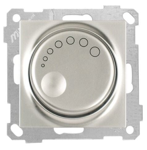 Mutlusan Işıklı Işıkayarlayıcı  Dımmer  600W Titanyum - 2100 440 0283