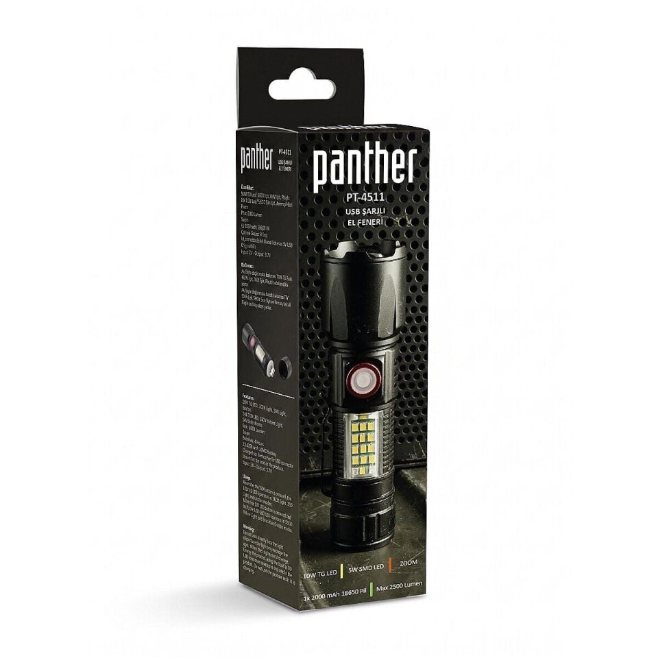 Panther Pt-4511 Usb Sarjli El Feneri