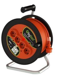 BYLION Pmk-30325-F Pls Bobin Ø280 Ip20 F Type (Schuko) 3G2,5 30M Turuncu Kablo