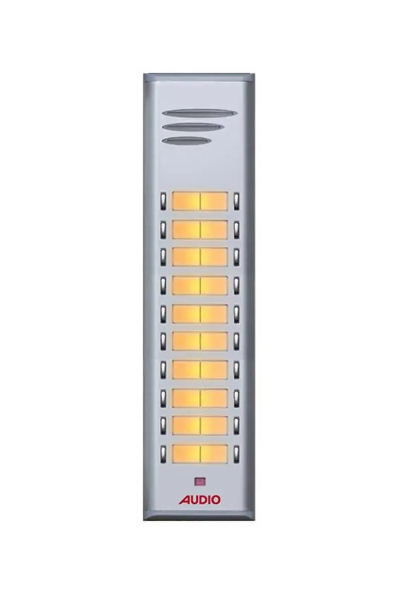 Audio 004849 E20 20li Basic Serisi Çift Butonlu Zil Paneli