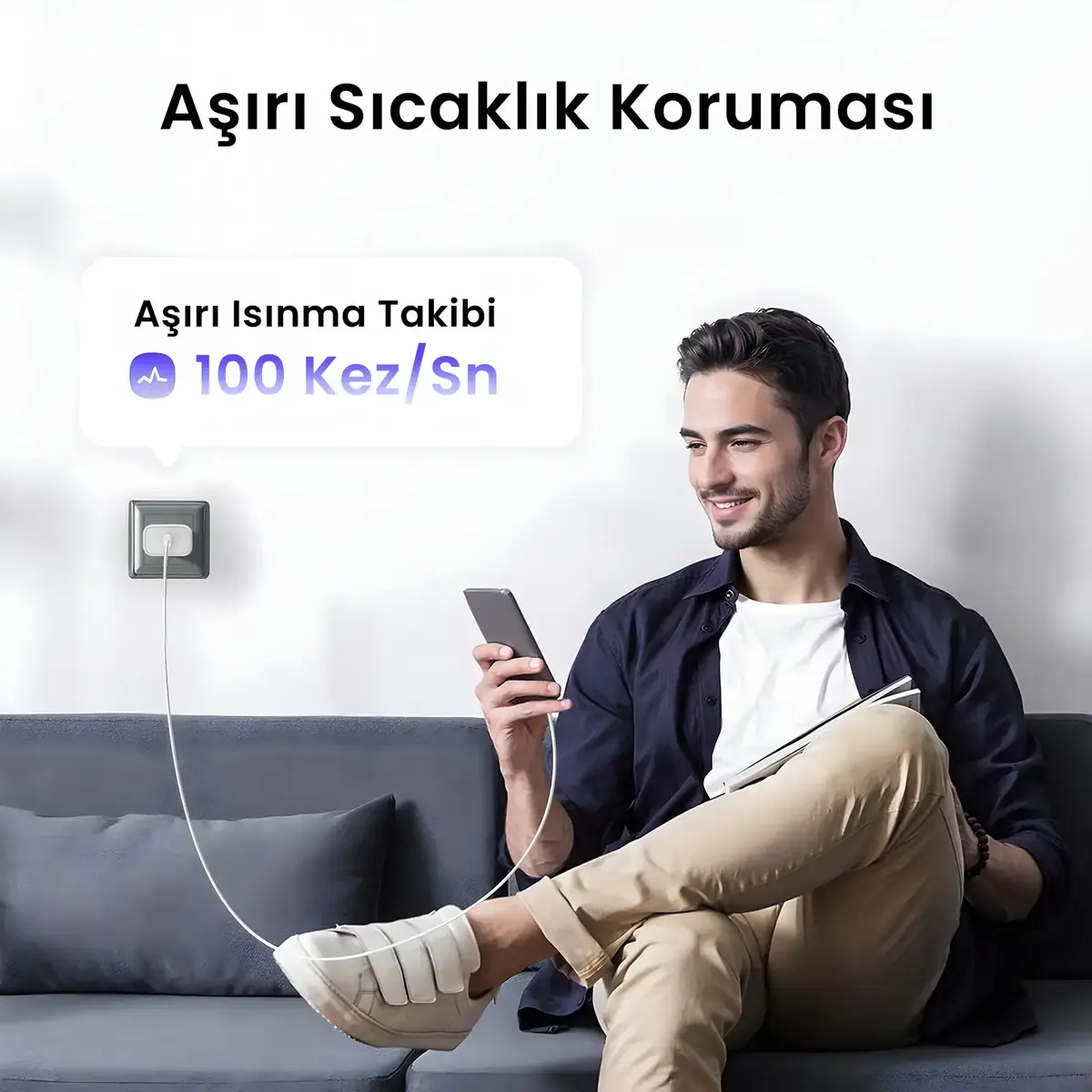 Bix 20W USB-C PD 3.0 Akım Korumalı Hızlı Şarj Adaptörü