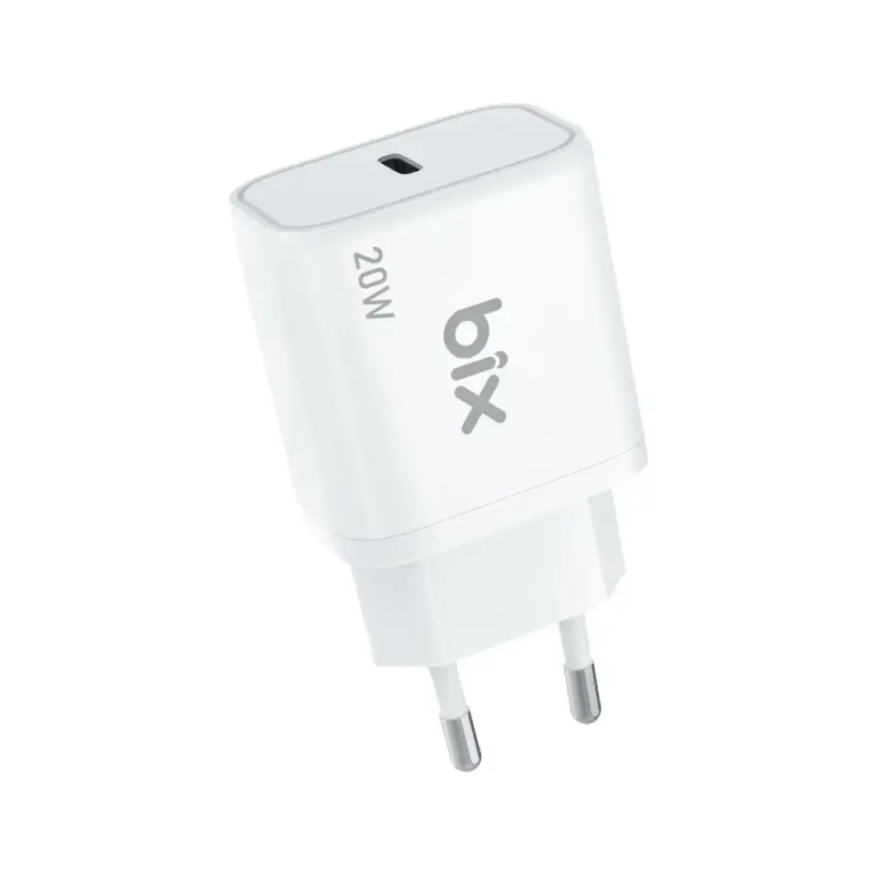 Bix 20W USB-C PD 3.0 Akım Korumalı Hızlı Şarj Adaptörü