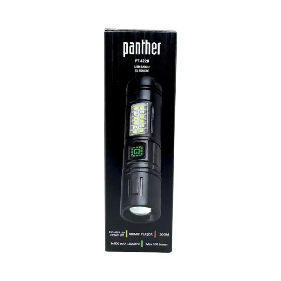 Panther Pt-4228 Usb Sarjli El Feneri