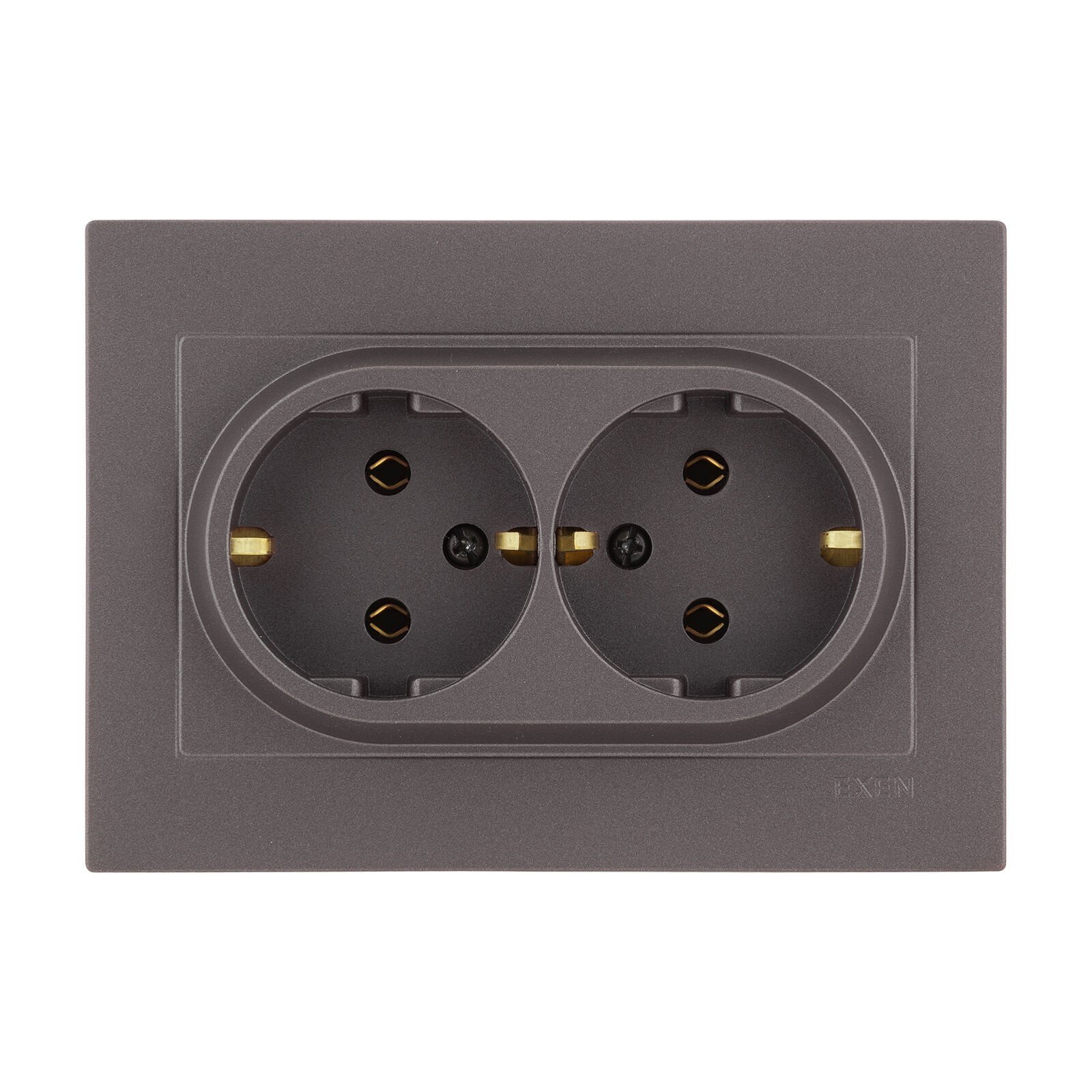 Exen Karell Mocha Ikili Toprakli Priz Komple Takim