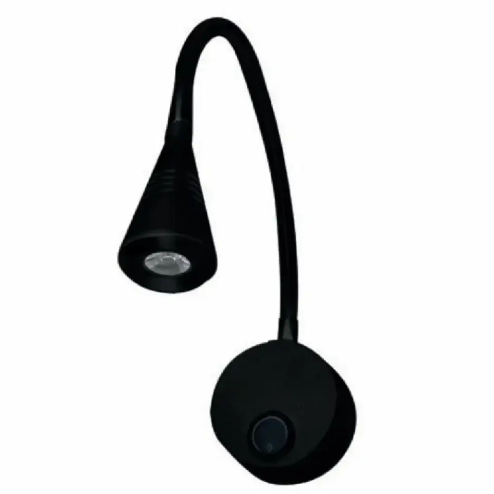 Horoz 040-006-0003 Kugu 3W Siyah 4200K Led Aplik