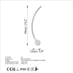Aydinlatmadunyam Aplik Chrome Uyan-13600
