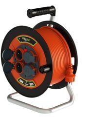 BYLION Pmp-30325-F Pls Bobin Ø280 Ip44 F Type (Schuko) 3G2,5 30M Turuncu Kablo