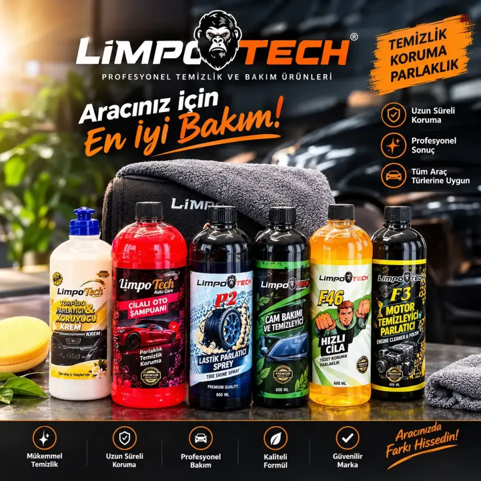 Limpotech Arac Temizlik Seti Cantali