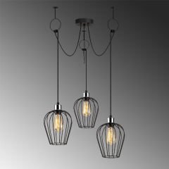 Aydinlatmadunyam Sarkit Black Armut-6686