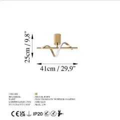 Aydinlatmadunyam Plafonyer Gold Likma-13515