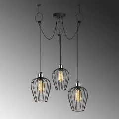 Aydinlatmadunyam Sarkit Black Armut-6686