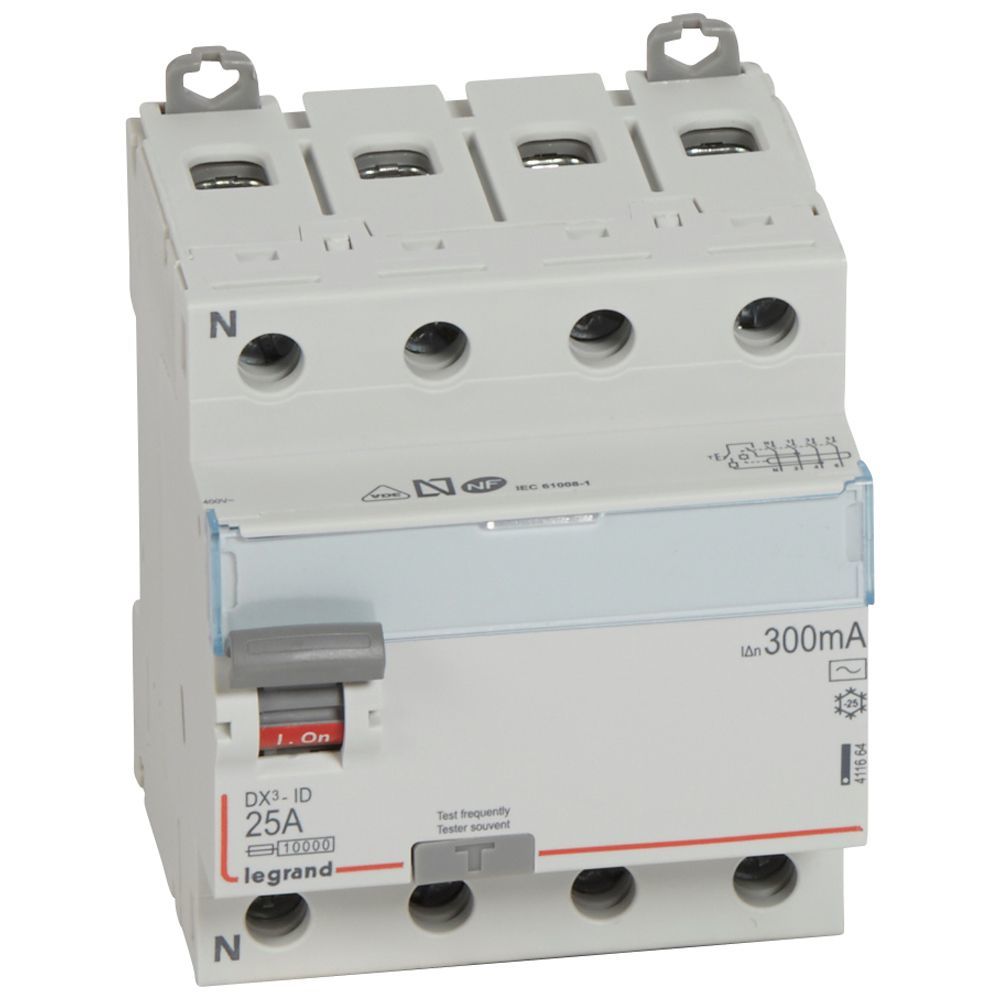 Legrand  DX³ KAK 4P AC 25A 300mA LEG-411664