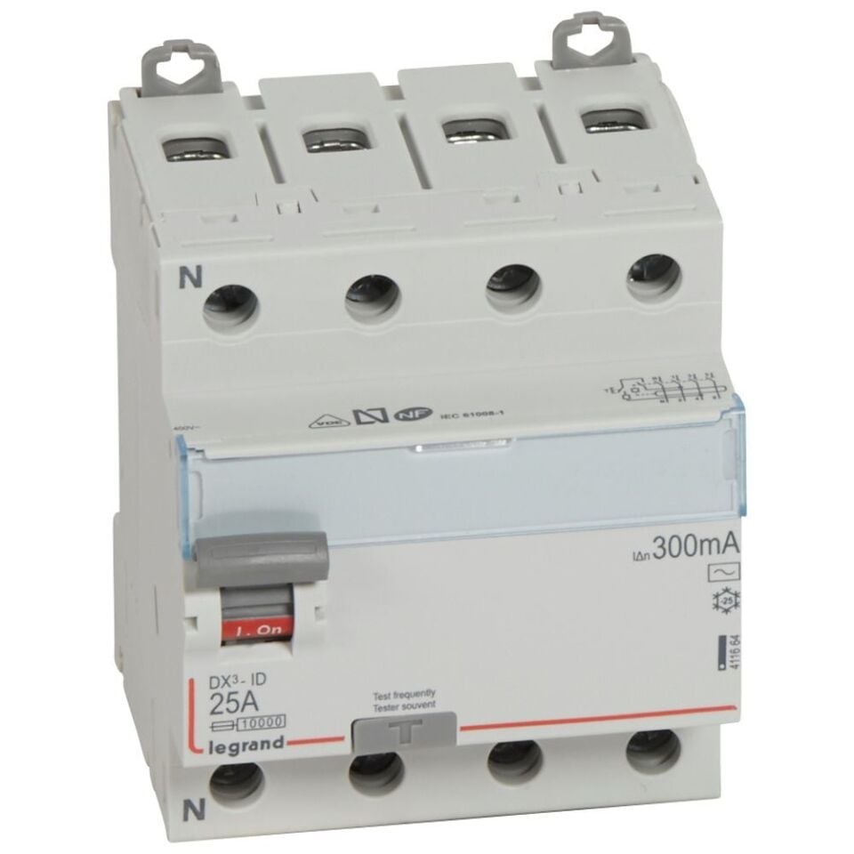Legrand  DX³ KAK 4P AC 25A 300mA LEG-411664