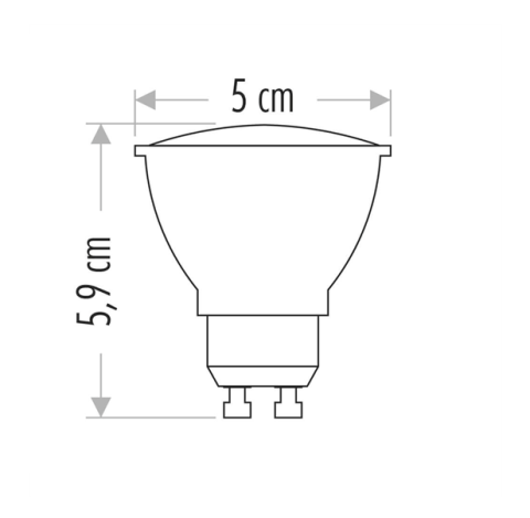 Cata 5 Watt Gu10 Duylu Led Ampul CT-4240 Günışığı