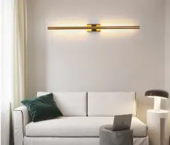 Aydınlatma Dünyam 8w Gold Kaplama Led Tablo, Banyo, Duvar, Aplik Günışığı Renk