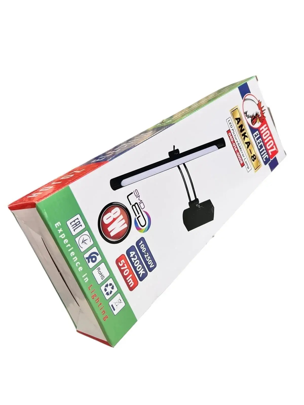 Horoz 040-014-0008 Anka-8 8W Siyah 4200K Led Aplik