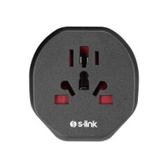 S-Link SL-WL09 Universal - Türk Çevirici Priz Adaptör