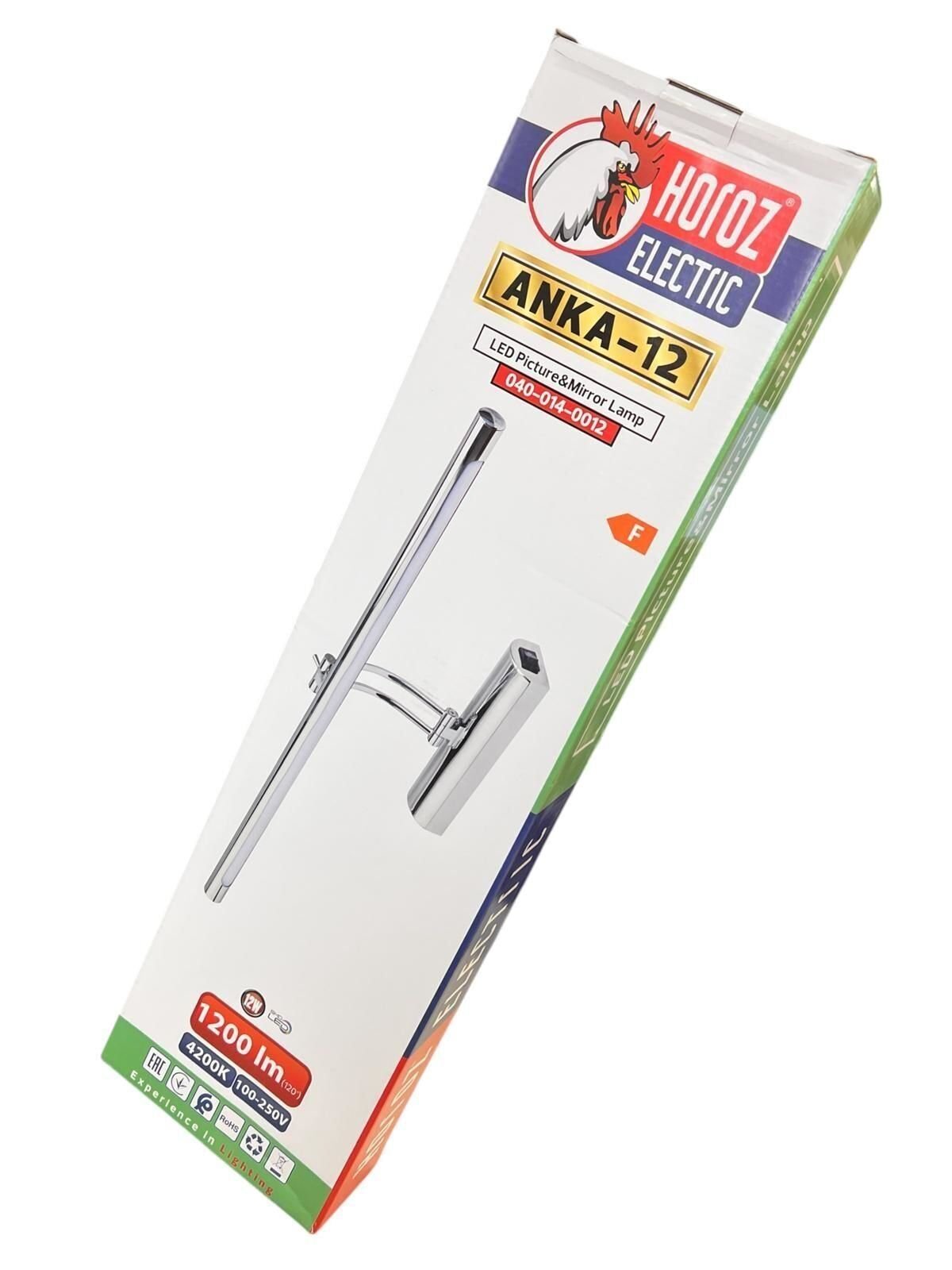 Horoz 040-014-0012 Anka-12 12W Siyah 4200K Led Aplik