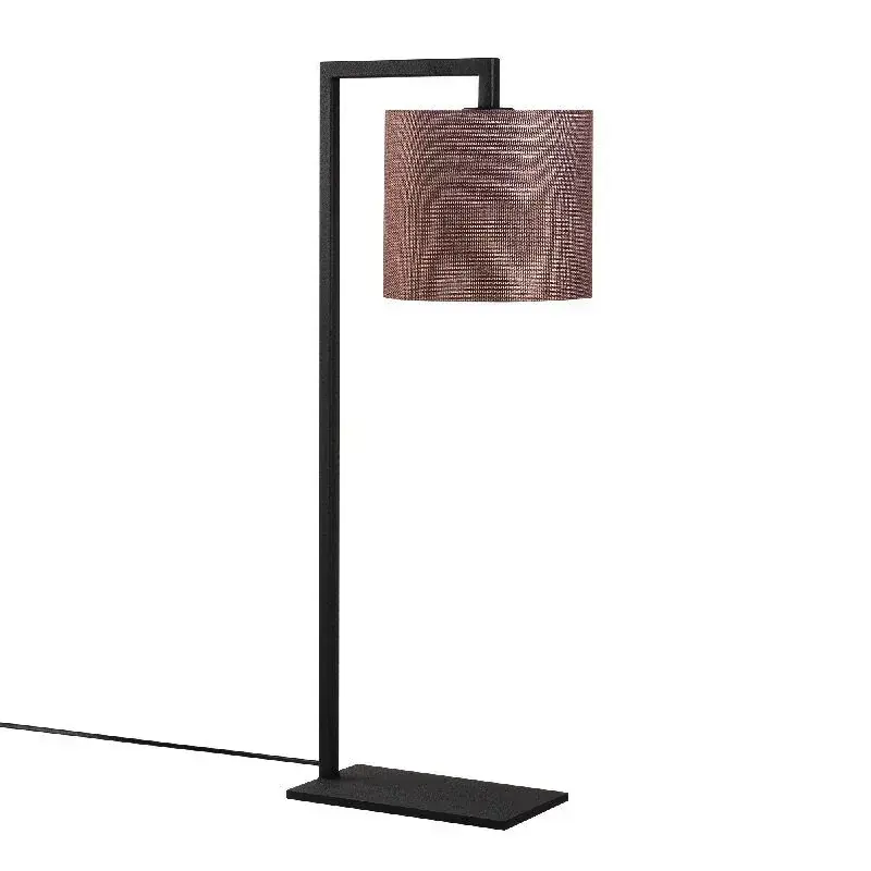 Aydinlatmadunyam Masa Lambasi BrownBlack Profil-4691