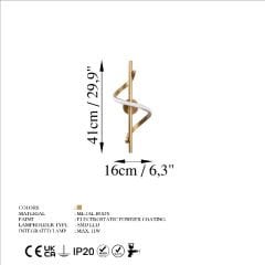 Aydinlatmadunyam Aplik Gold Likma-13511