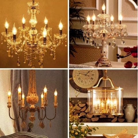 Cata 4W Flamanlı Şeffaf Led Buji Ampul CT-4066 Günışığı E14