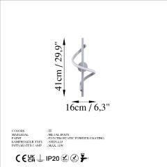 Aydinlatmadunyam Aplik Grey Likma-13512